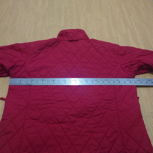 Columbia Vertex Interchange Women's Rain Jacket Extra Large Red Full Zip Hiking - Picture 11 of 16